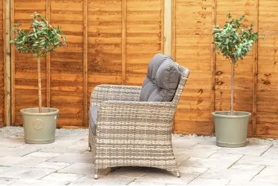 Sapcote Sofa Lounge Set in Grey Rattan 