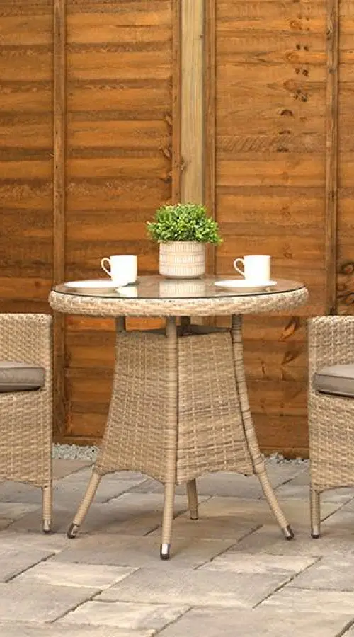 Customer Reviews for Sapcote Bistro Set in Natural Rattan