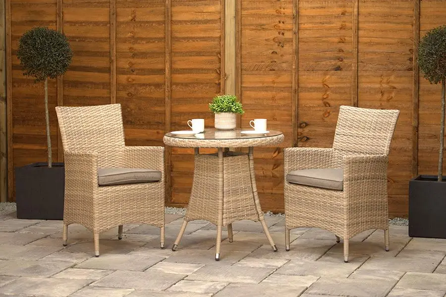 Customer Reviews for Sapcote Bistro Set in Natural Rattan