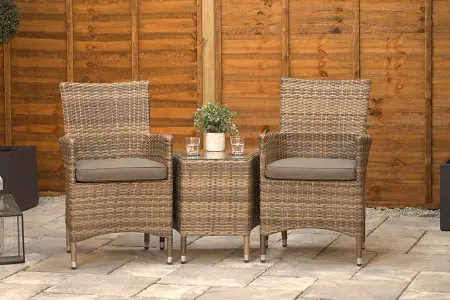 Sapcote Companion Set in Brown Rattan