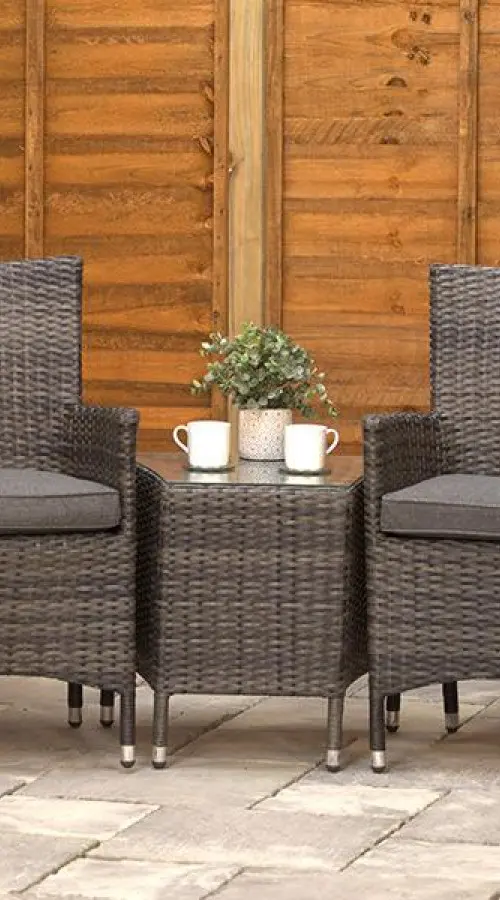 Customer Reviews for Sapcote Companion Set in Charcoal Rattan