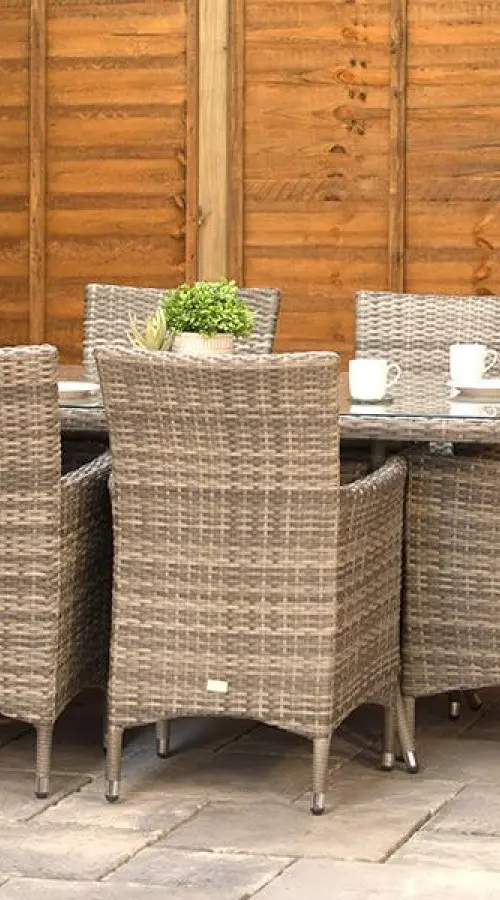 Customer Reviews for Sapcote 6 Seater Rectangular Dining Set in Grey Rattan