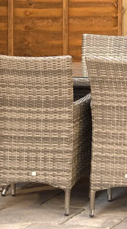 #AskGCS for Sapcote 6 Seater Rectangular Dining Set in Grey Rattan