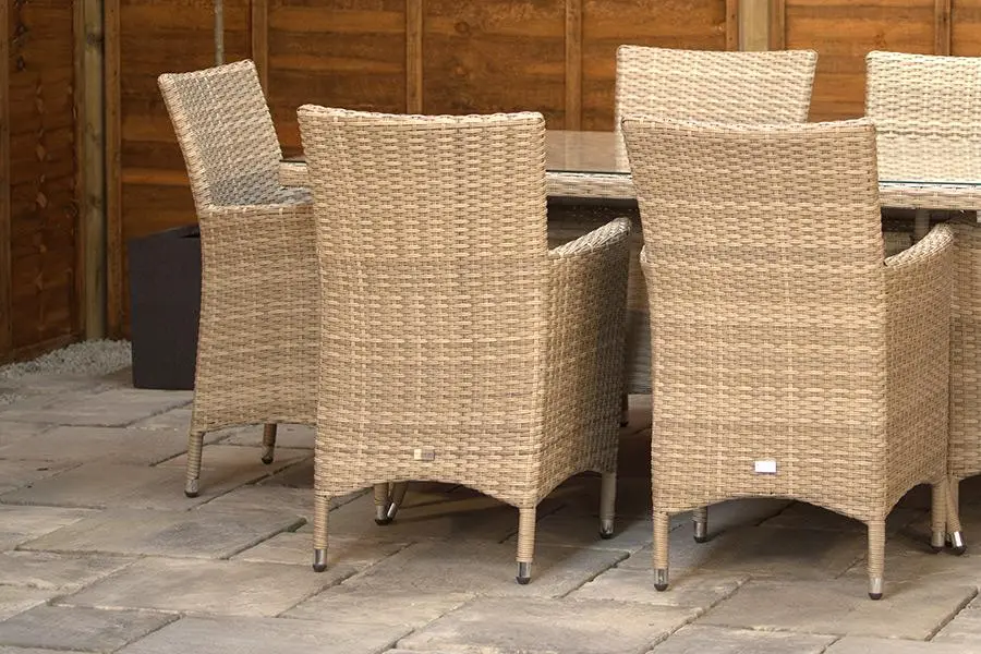 #AskGCS for Sapcote 6 Seater Rectangular Dining Set in Natural Rattan