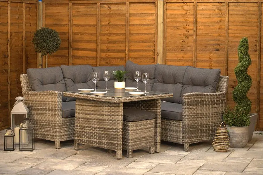 #AskGCS for Sapcote Mini Modular Corner Set in Grey Rattan 