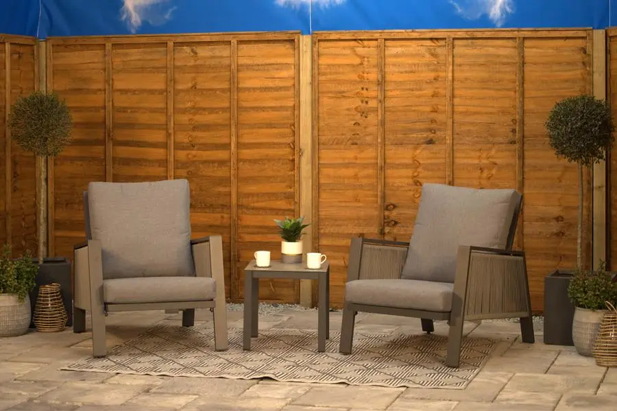 Customer Reviews for Stratford Rope Bistro Set in Grey