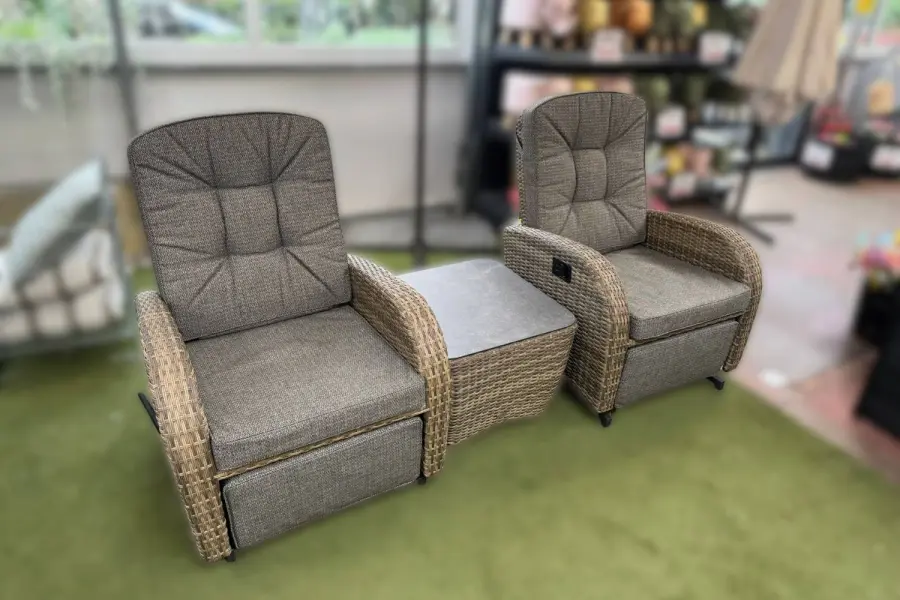 Customer Reviews for Burbage 2026 Rocking/Non-Rocking Recliner Bistro Set Cappuccino Brown