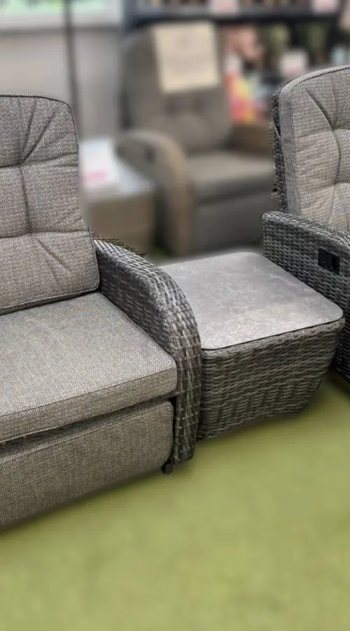 Customer Reviews for Burbage 2026 Rocking/Non-Rocking Recliner Bistro Set Stone Grey