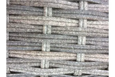 Burbage 6 Seater Round Reclining Dining Set in Cappuccino Rattan