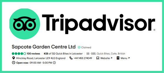 Sapcote Garden Centre Tripadvisor reviews