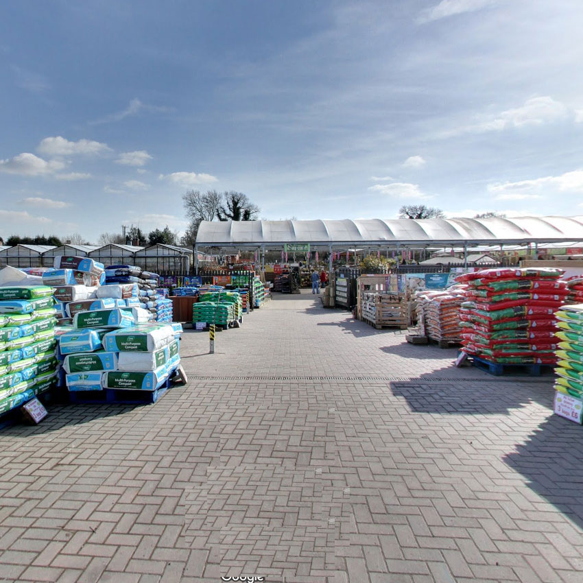 Entrance view of Sapcote Garden Centre