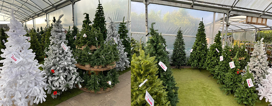 artificial christmas trees