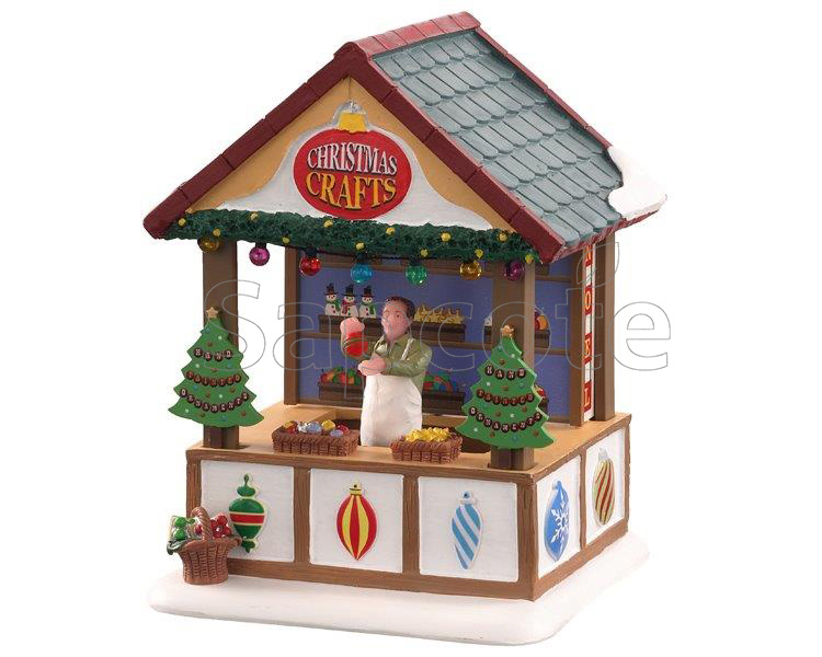 Lemax Hand Crafted Ornaments – Lighted Artisan Ornament Stall