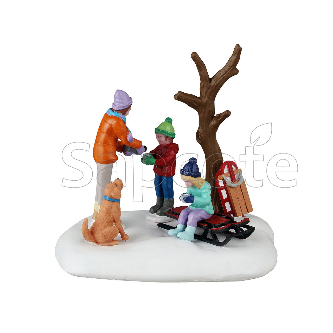 Lemax Cocoa Time – Family Cocoa Stand Figurine Scene