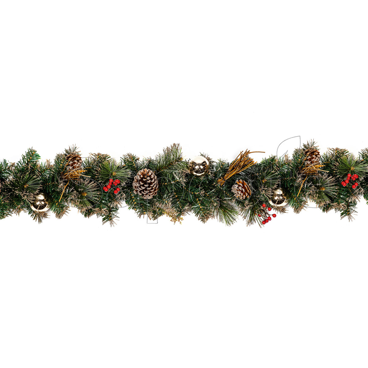 Garland 1.8m Gold Dressed – Luxury Gold Decorative Garland
