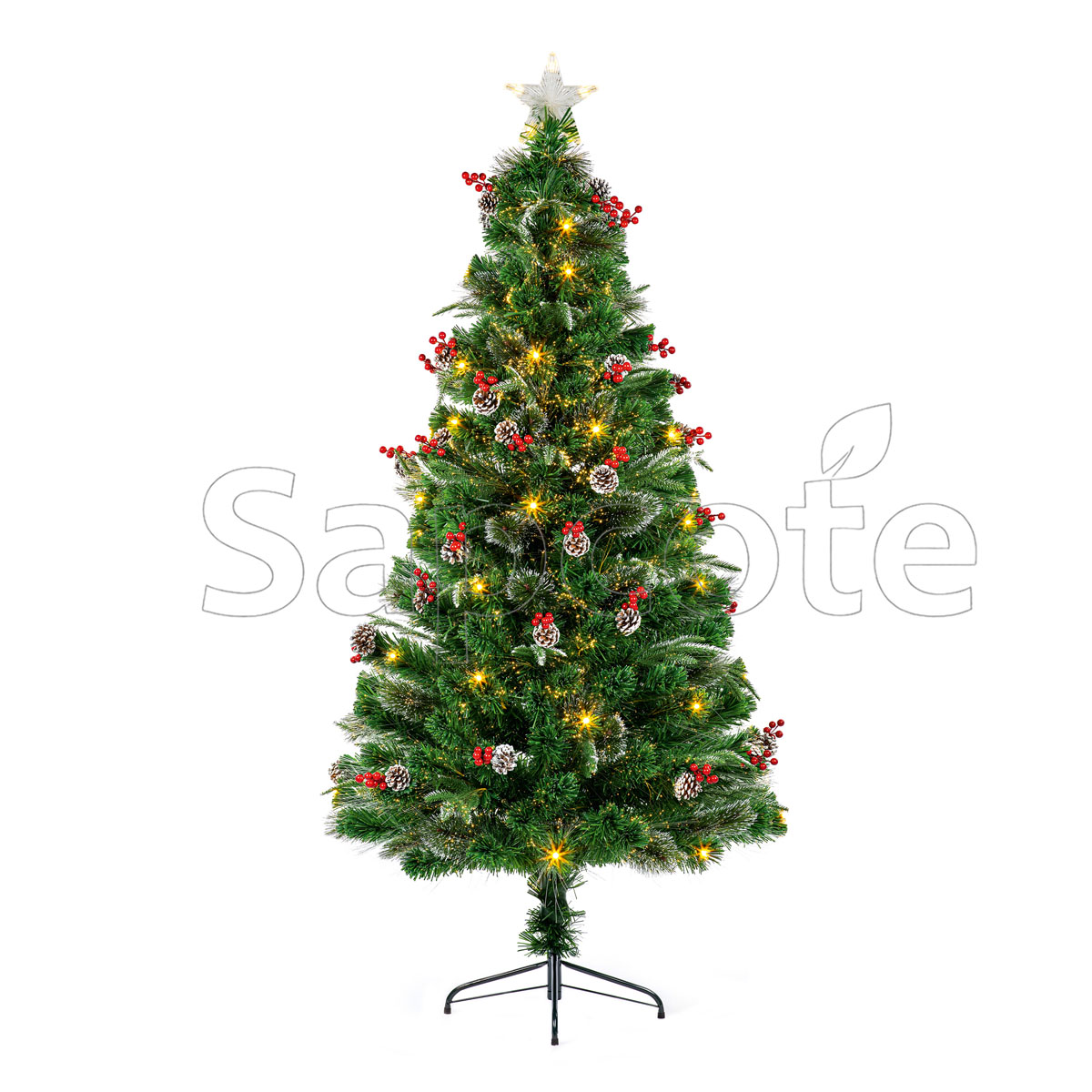 Fibre Optic Tree 120cm New Jersey – Colour Changing Lights