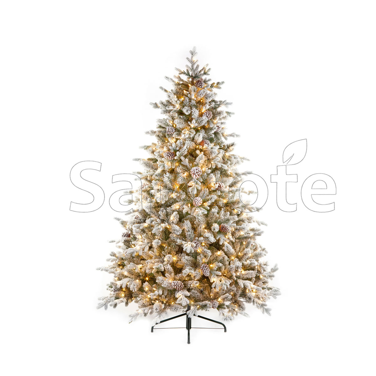 Artificial Tree Pre-Lit Snowy Dorchester 2.28m – Snow-Tipped LED Tree