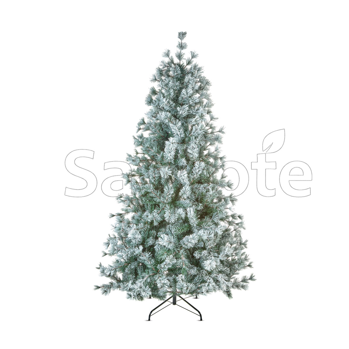 Artificial Tree Frosted Bristle 2.1m – Frost-Tipped Artificial Tree