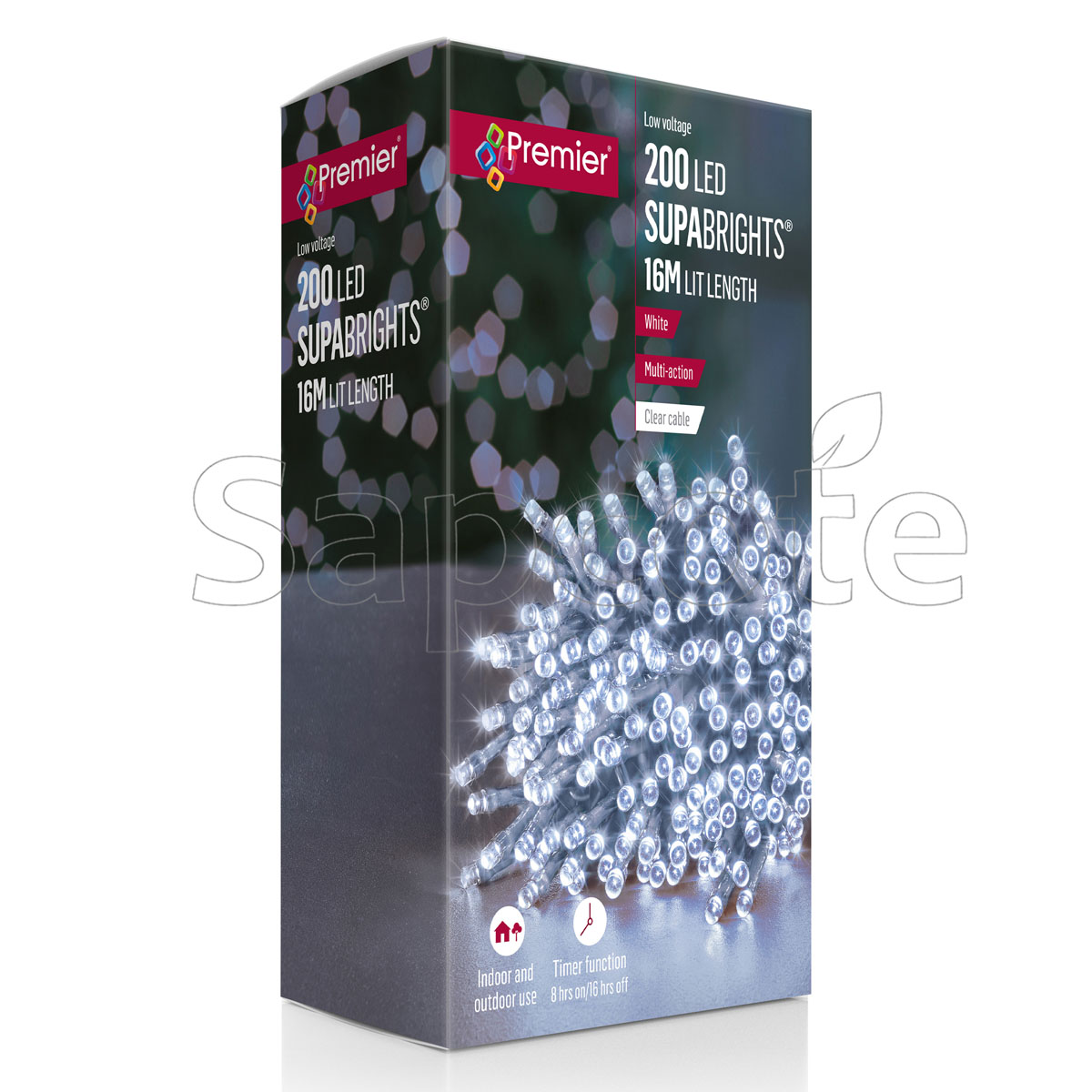 Premier 200 LED SupaBrights – White (16.0 m)