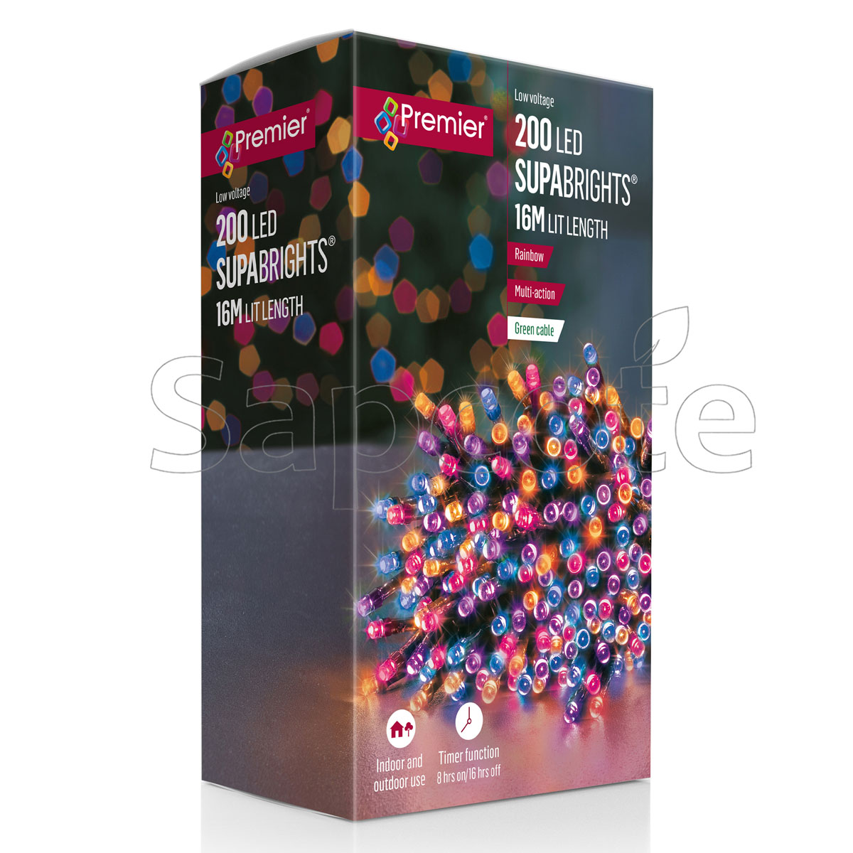 Premier 200 LED SupaBrights – Rainbow (16.0 m)