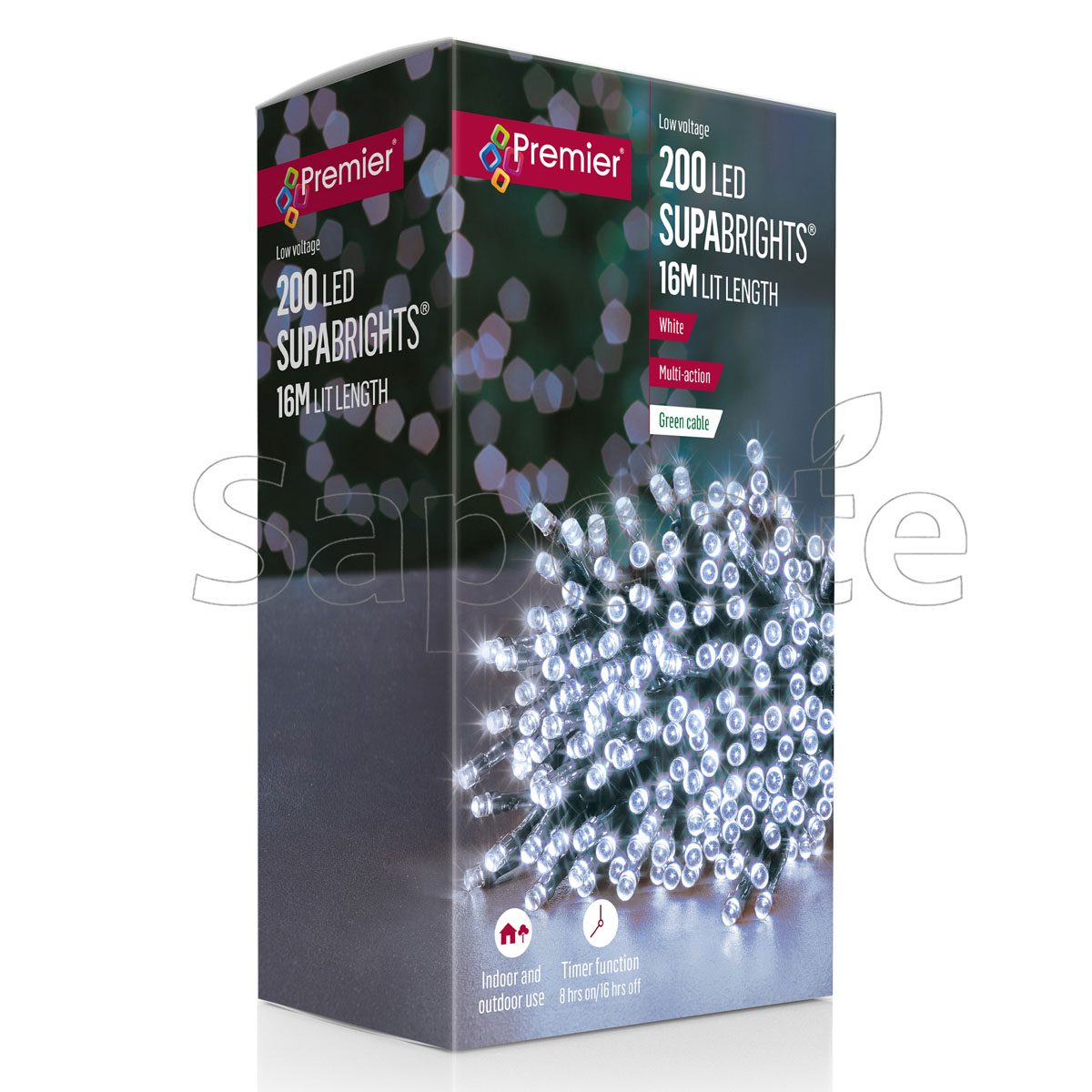 Premier 200 LED SupaBrights – White (16.0 m)
