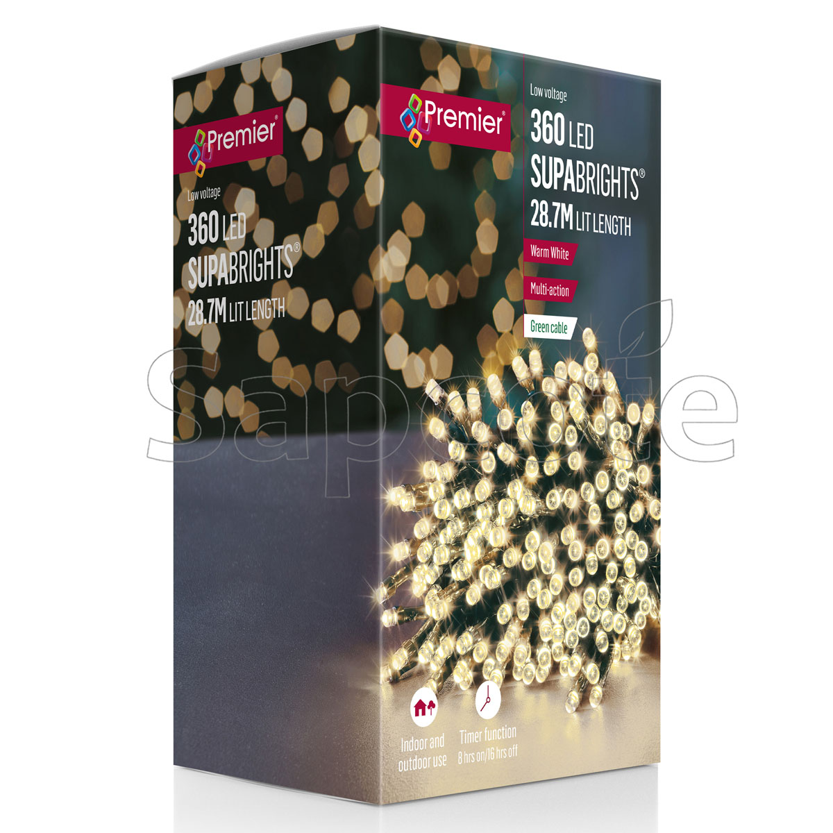 Premier 360 LED SupaBrights – Warm White (28.7 m)