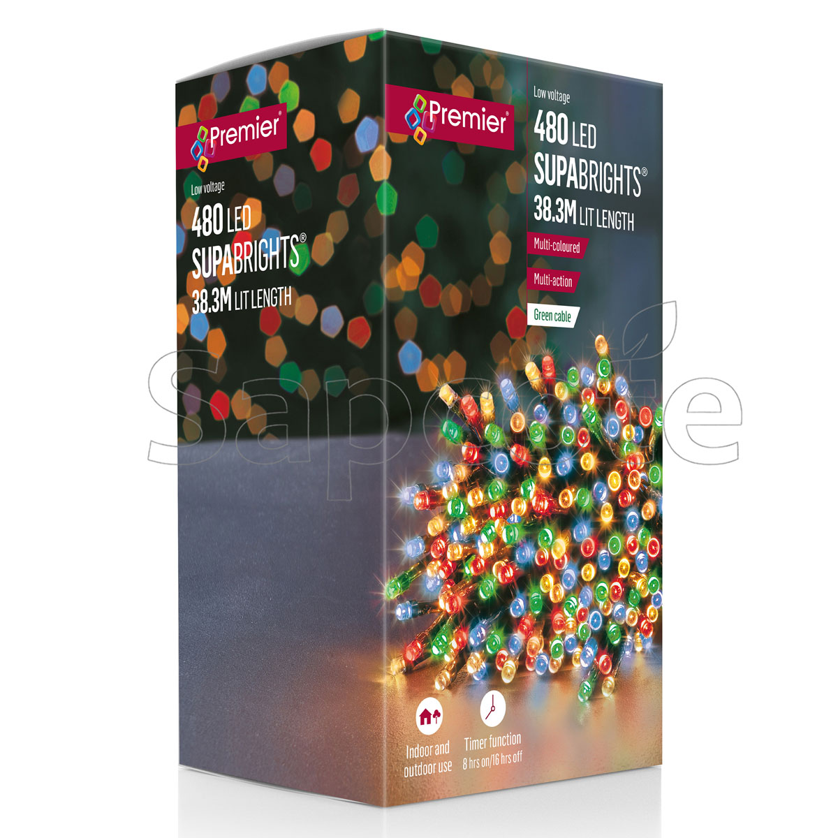 Premier 480 LED SupaBrights – Multi-Colour (38.3 m)