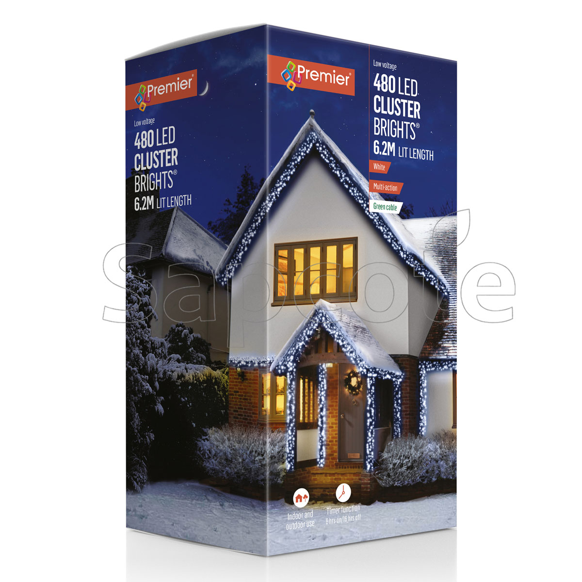 Premier 480 LED ClusterBrights – White (6.2 m)