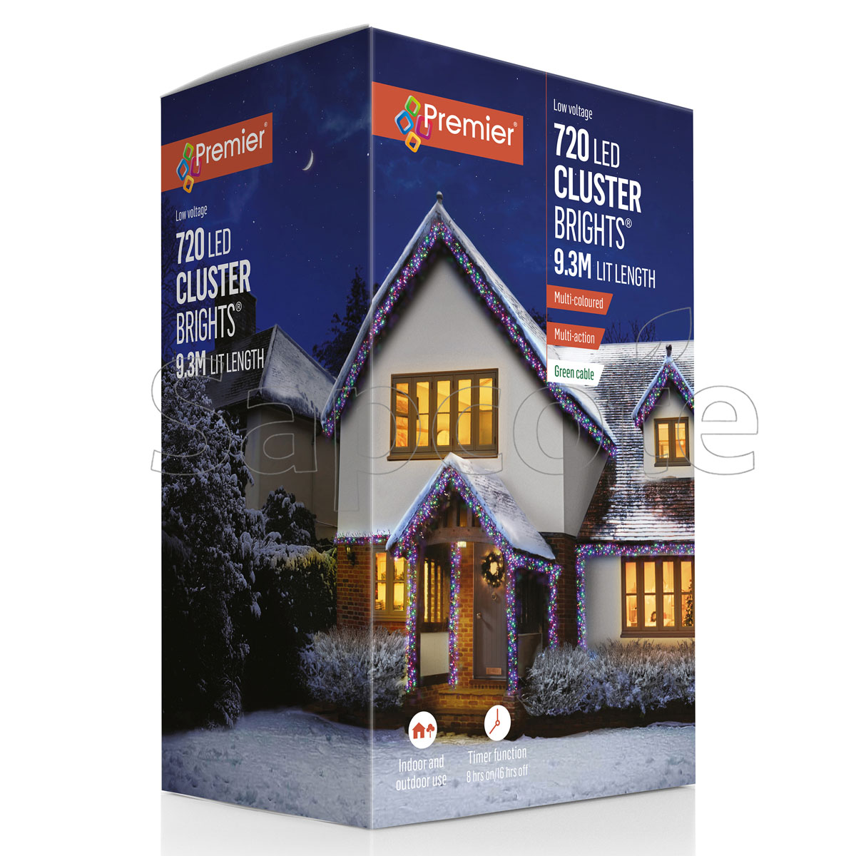 Premier 720 LED ClusterBrights – Multi-Colour (9.3 m)