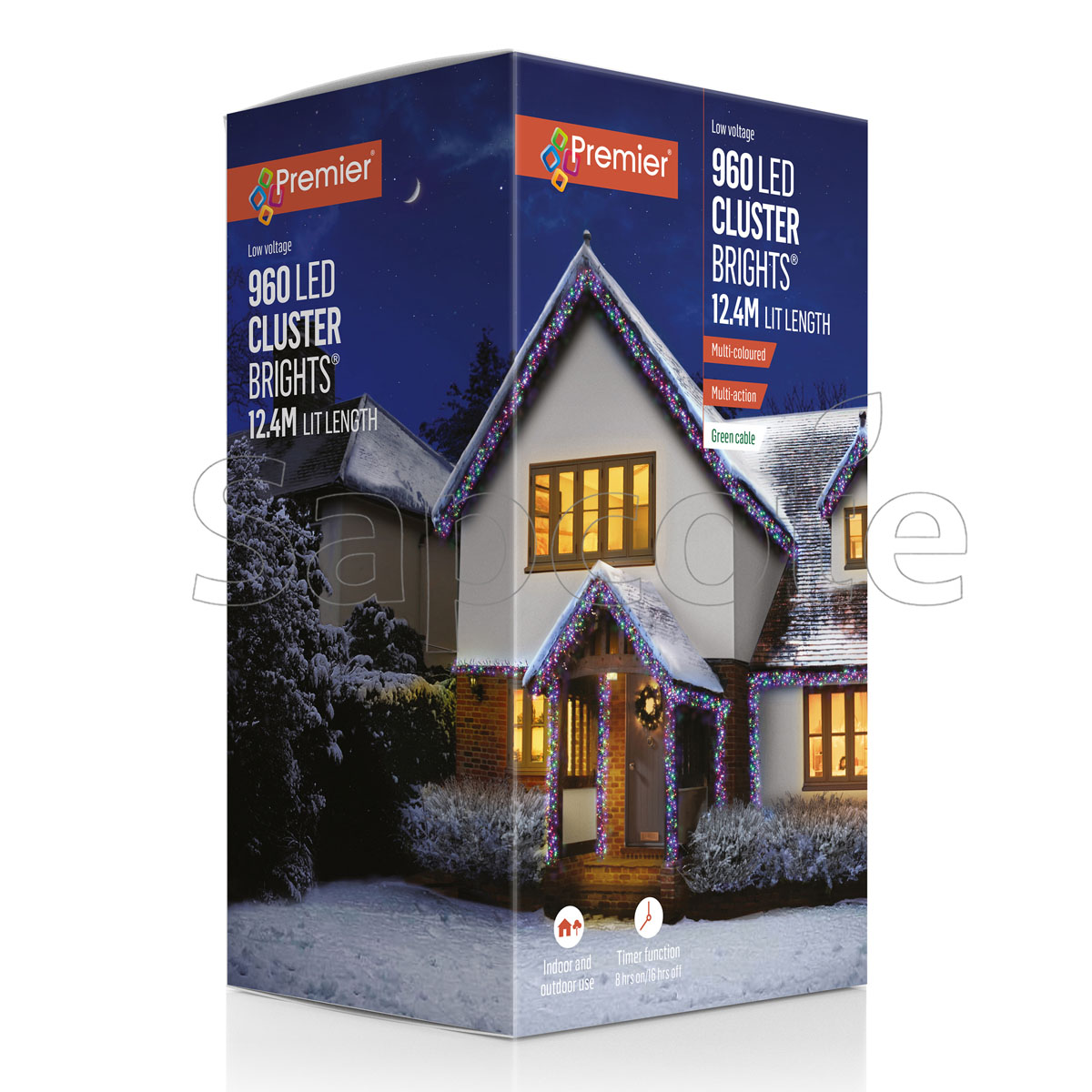 Premier 960 LED ClusterBrights – Multi-Colour (12.4 m)