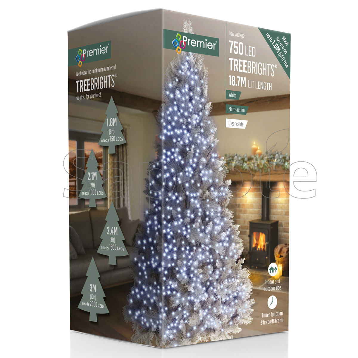 Premier 750 LED TreeBrights – White (18.8 m)