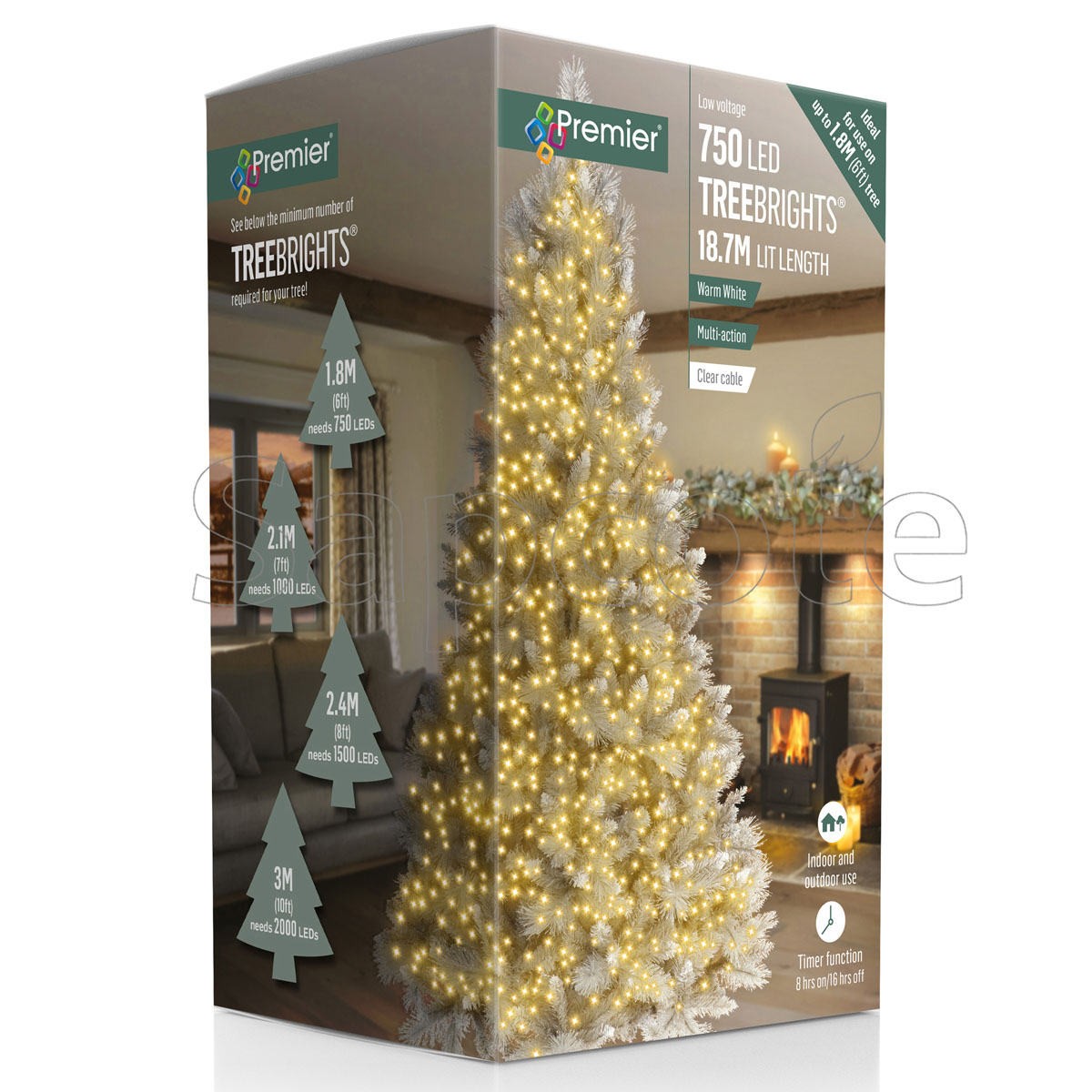 Premier 750 LED TreeBrights – Warm White (18.8 m)