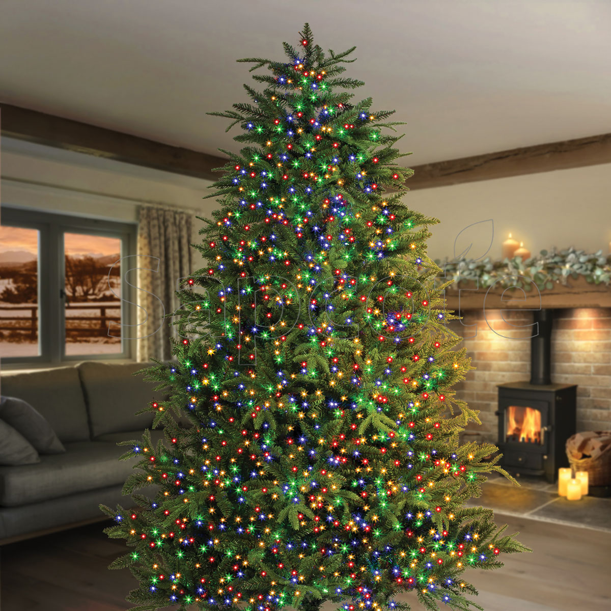Premier 1000 LED TreeBrights - Multi-Colour (25.0 m)