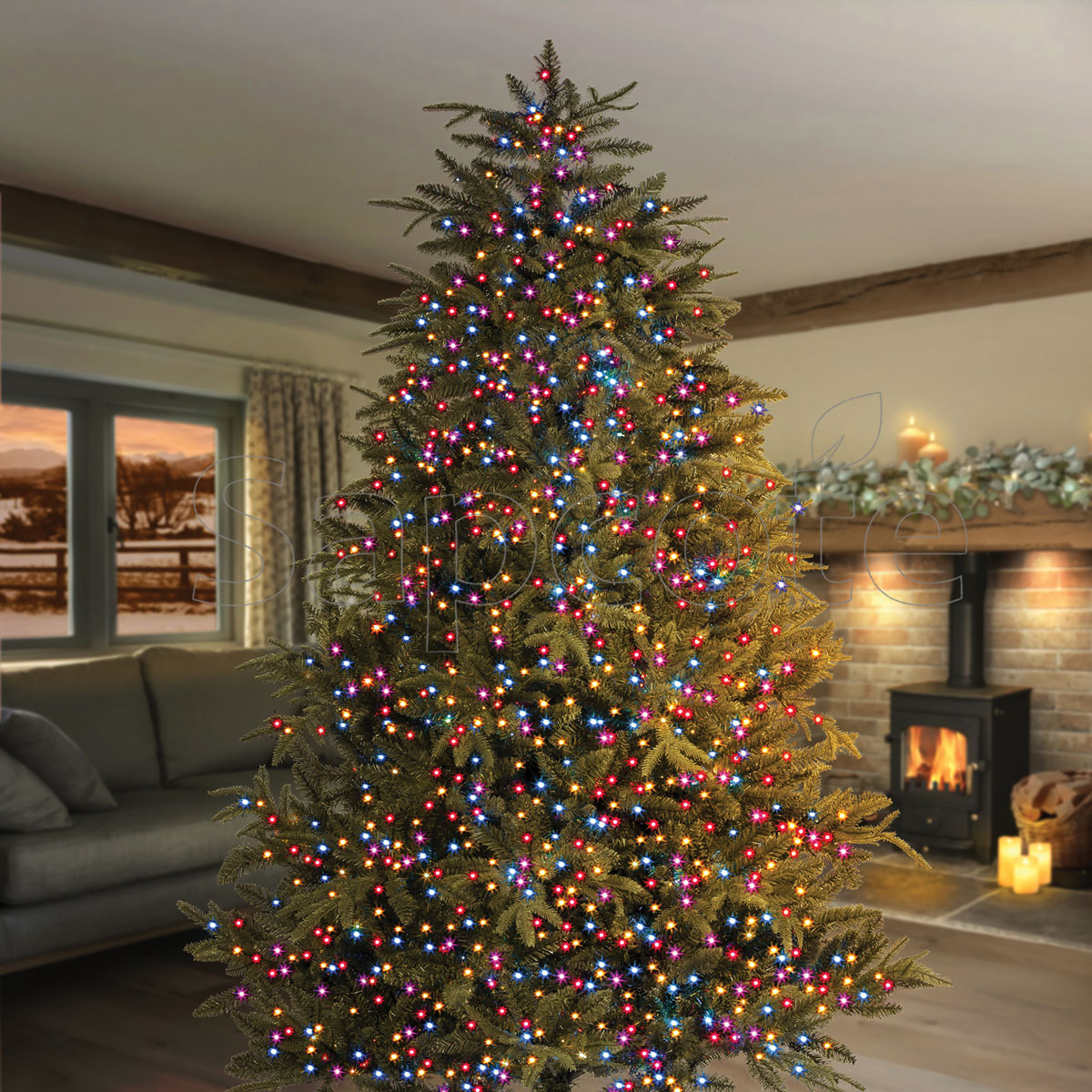 Premier 1000 LED TreeBrights - Rainbow (25.0 m)