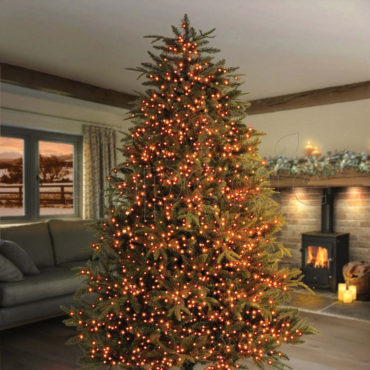 Premier 1000 LED TreeBrights - Vintage Gold (25.0 m)