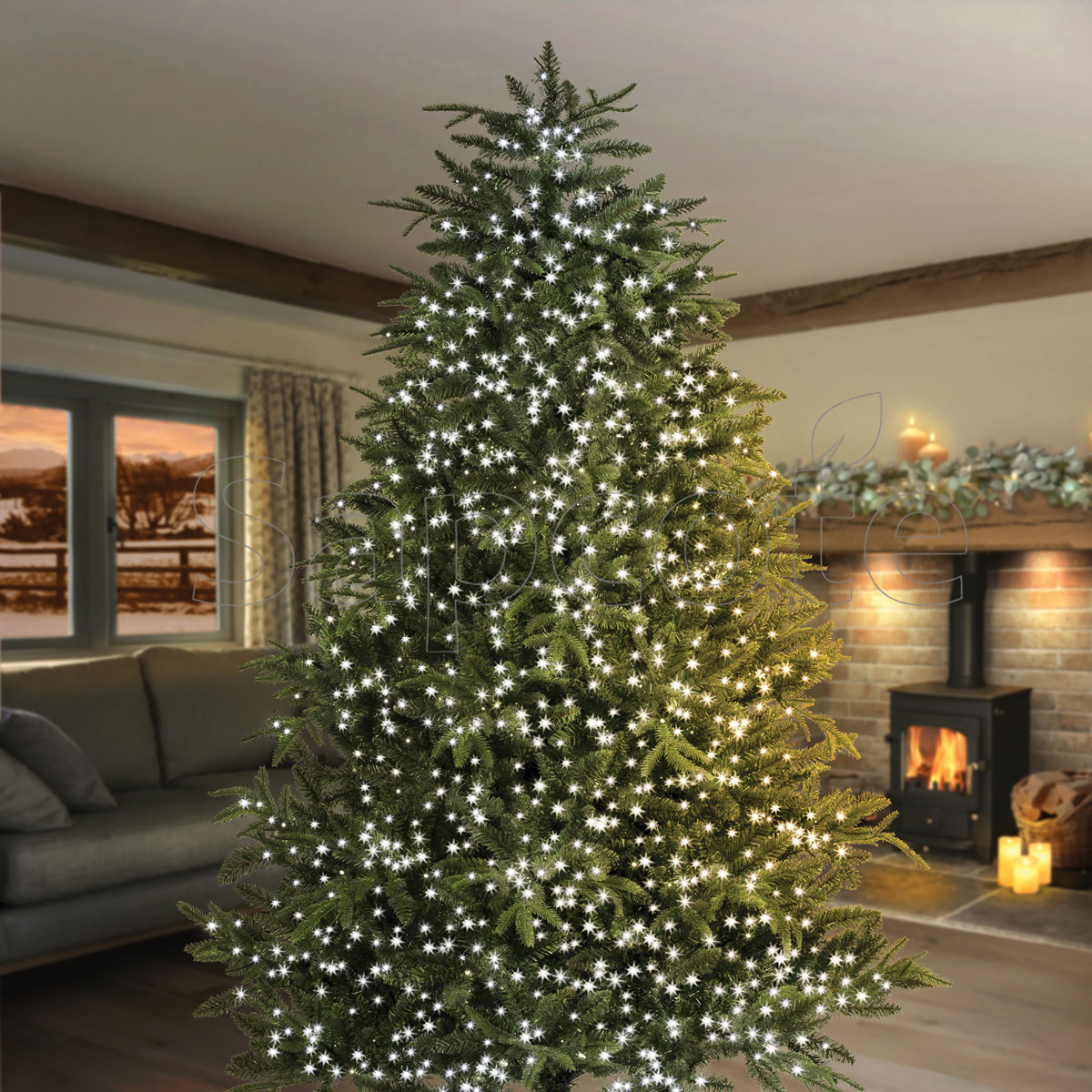 Premier 1000 LED TreeBrights - White (25.0 m)
