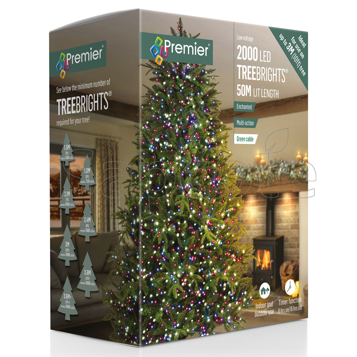 Premier 2000 LED TreeBrights – Enchanted (50.0 m)
