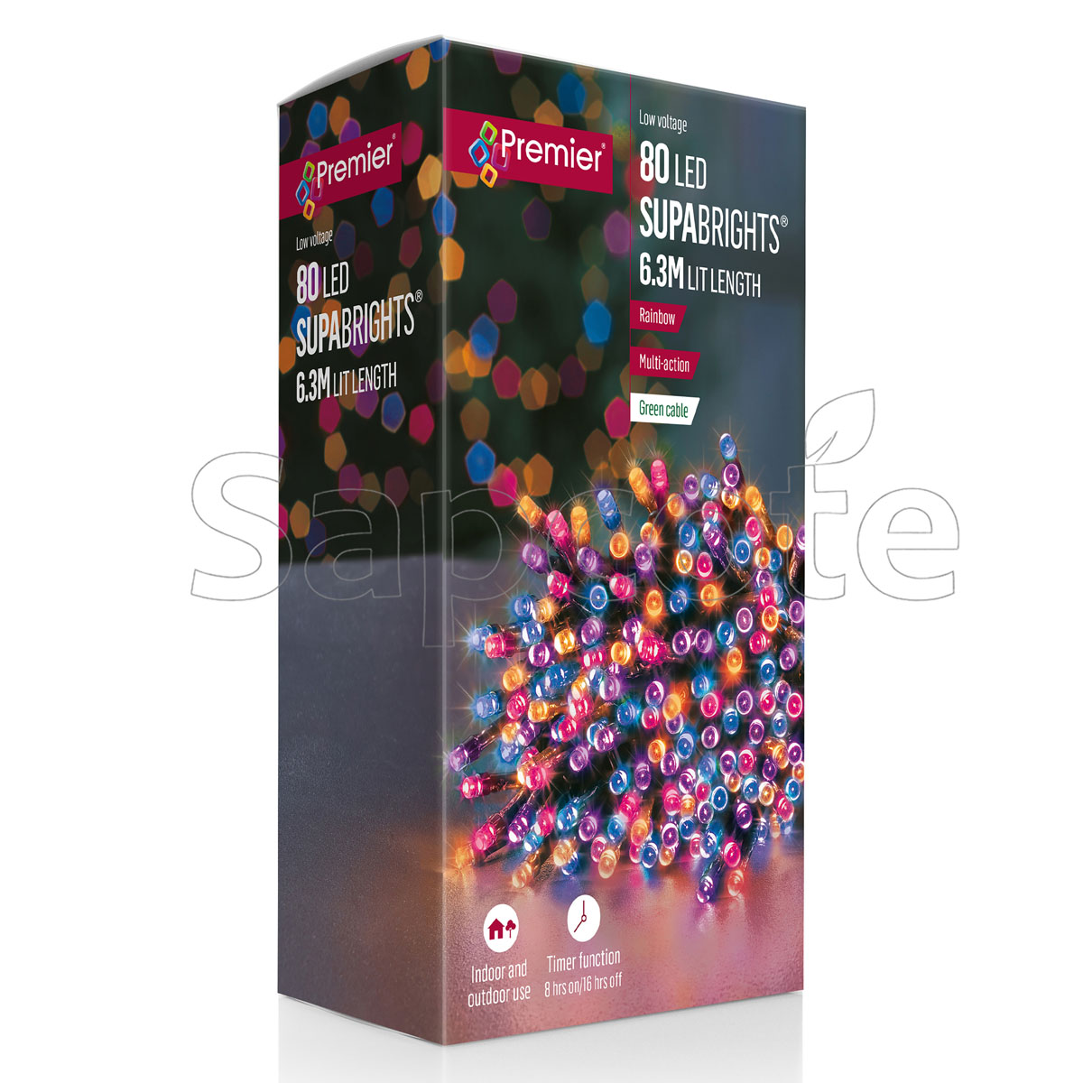 Premier 80 LED SupaBrights – Rainbow (6.3 m)