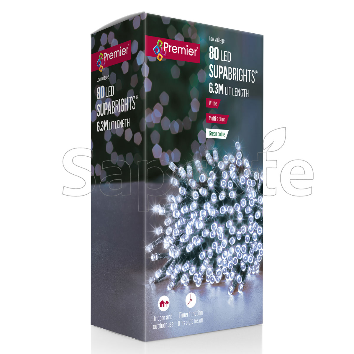 Premier 80 LED SupaBrights – White (6.3 m)