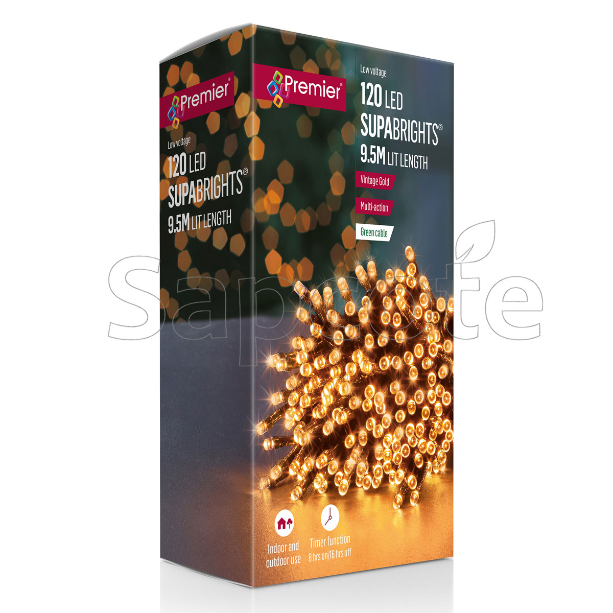 Premier 120 LED SupaBrights – Vintage Gold (9.5 m)