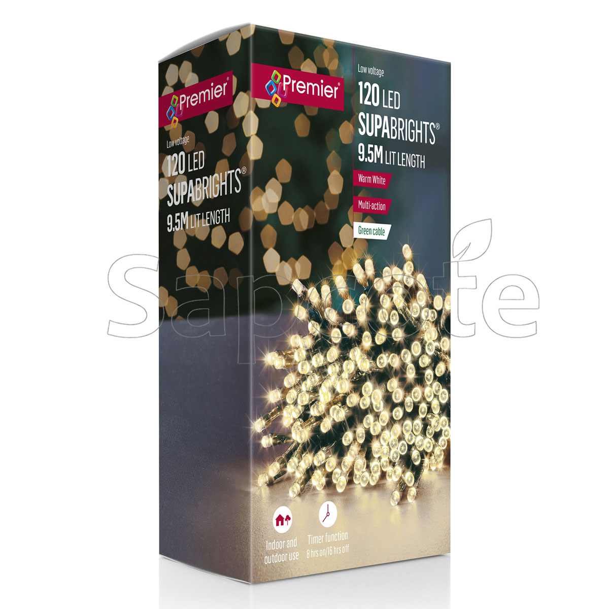 Premier 120 LED SupaBrights – Warm White (9.5 m)