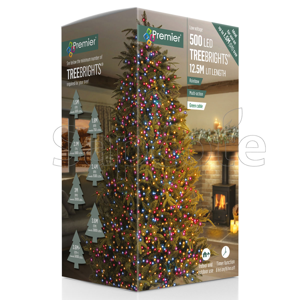 Premier 500 LED TreeBrights – Rainbow (12.5 m)