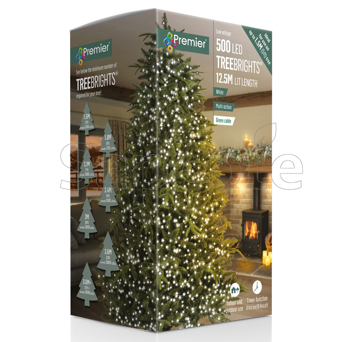 Premier 500 LED TreeBrights – White (12.5 m)
