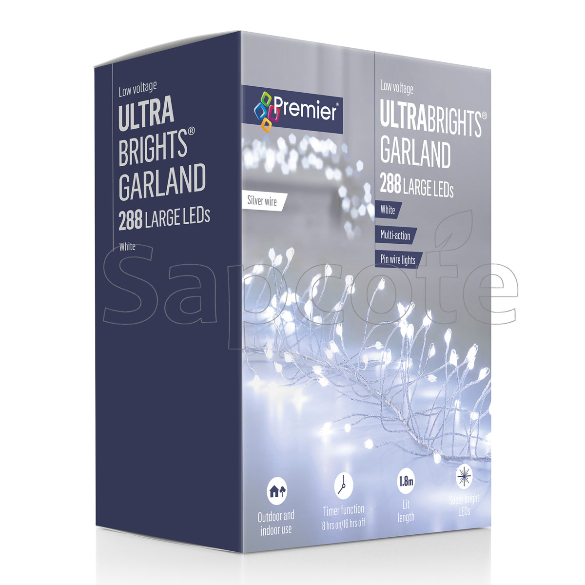 Premier 288 LED Ultrabrights – White (1.8 m)