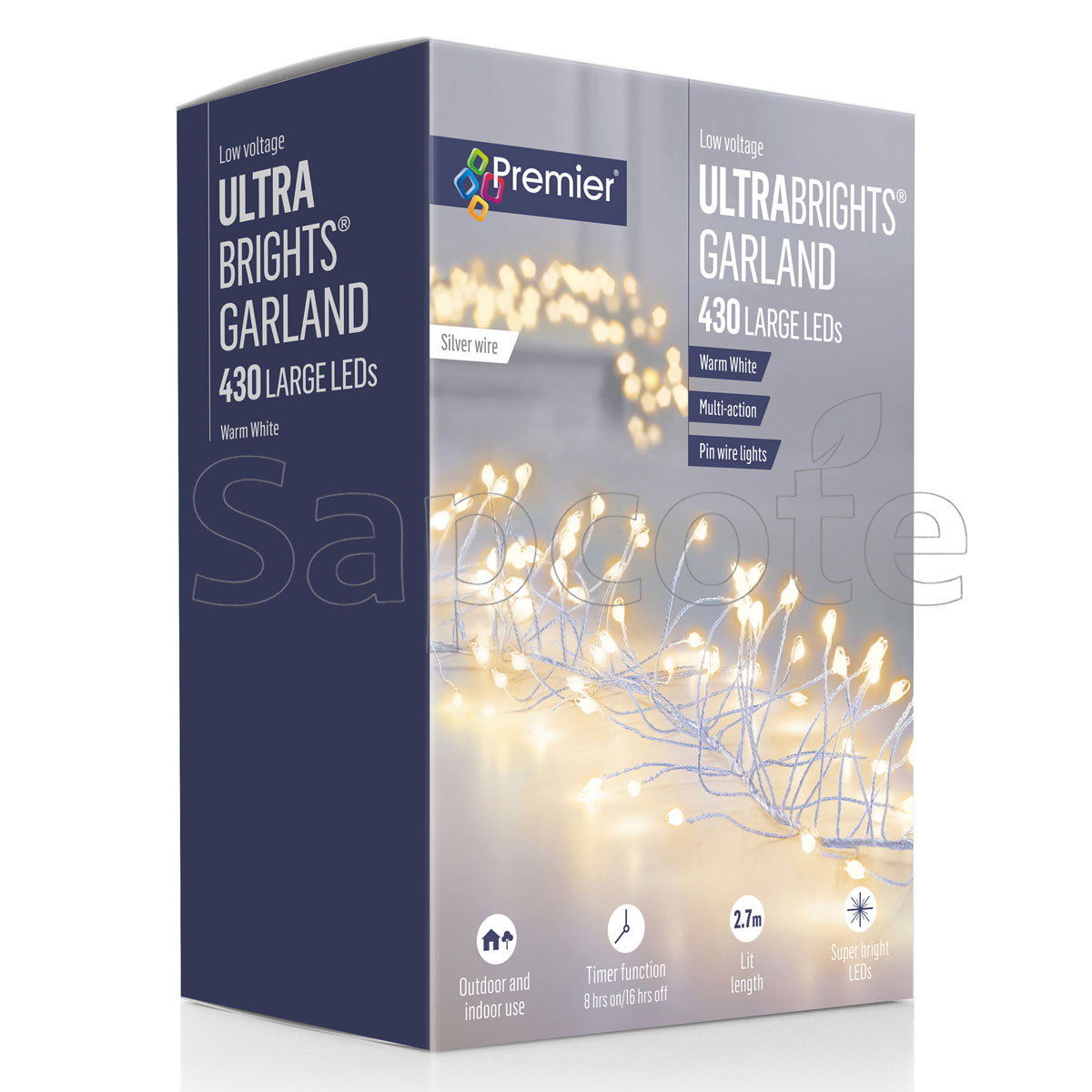 Premier 430 LED Ultrabrights – Warm White (2.7 m)