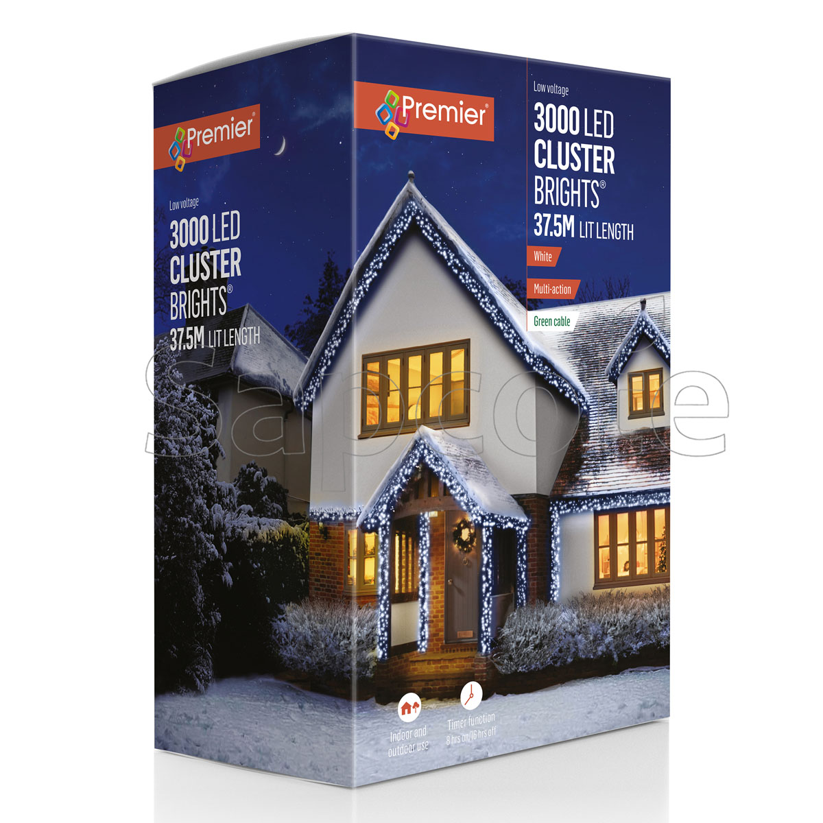Premier 3000 LED ClusterBrights – White (37.2 m)