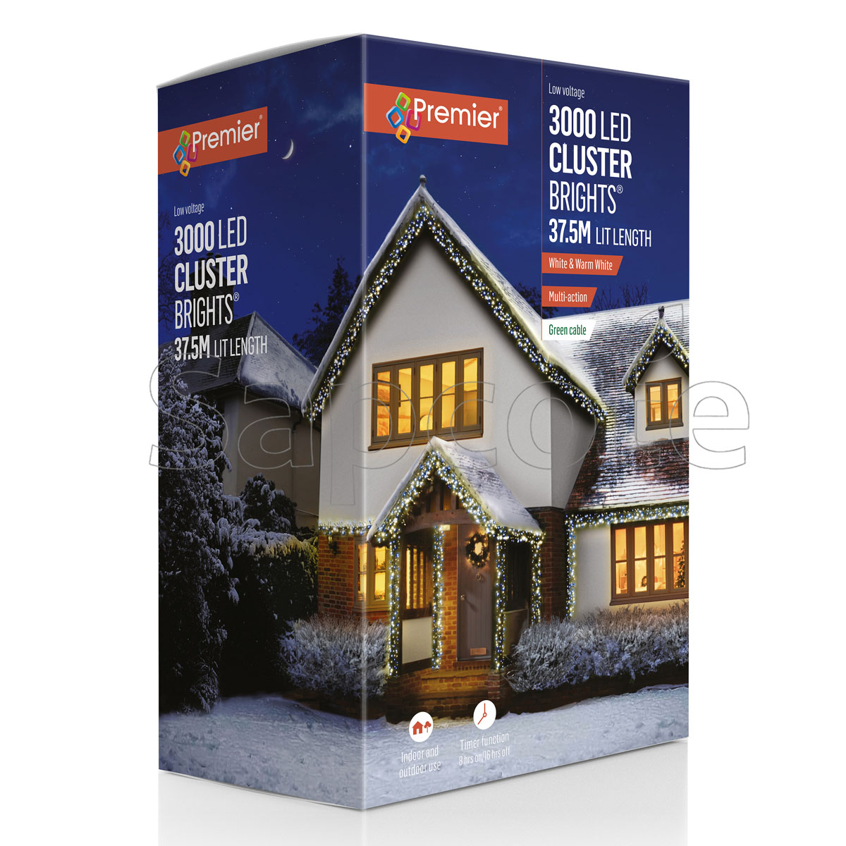 Premier 3000 LED ClusterBrights – Warm White (37.2 m)