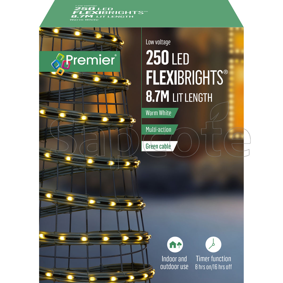 Premier 250 LED Flexibrights – Warm White (8.7 m)