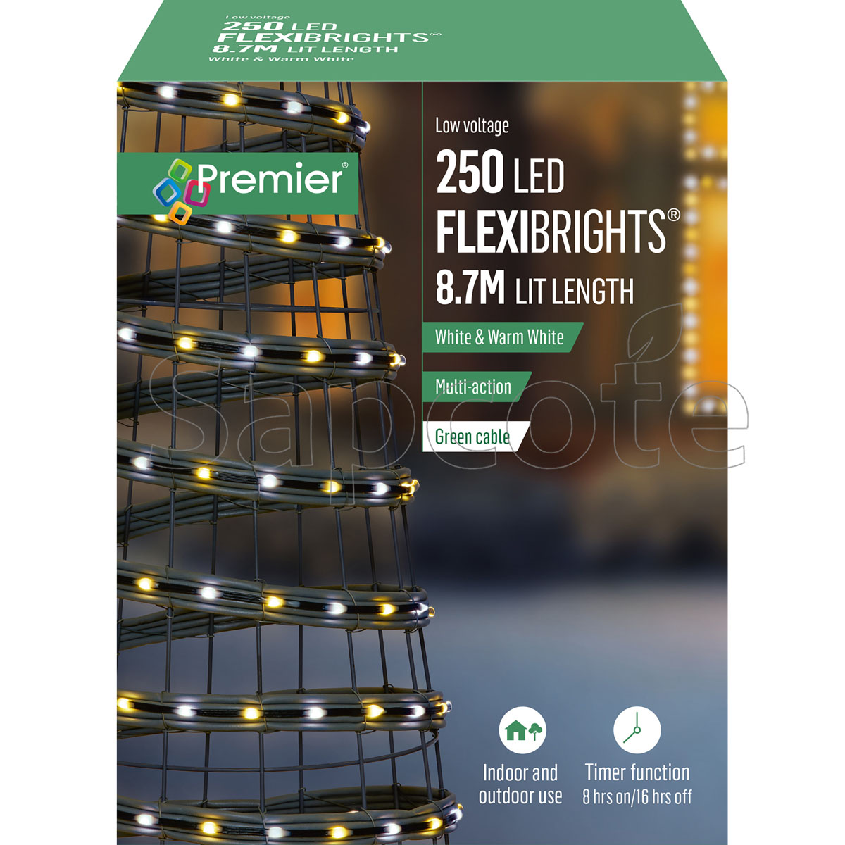 Premier 250 LED Flexibrights – Warm White (8.7 m)