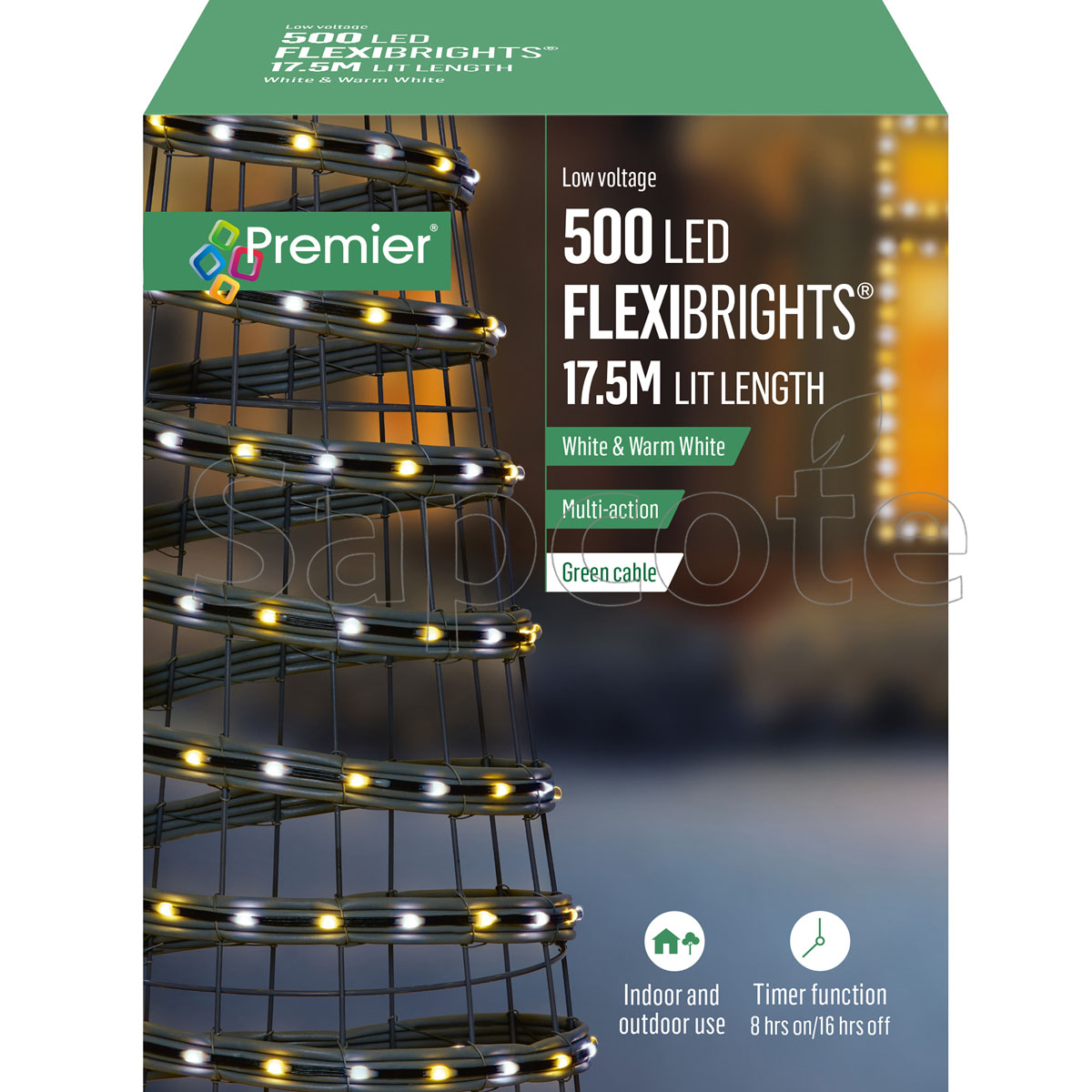 Premier 500 LED Flexibrights – Warm White (17.5 m)